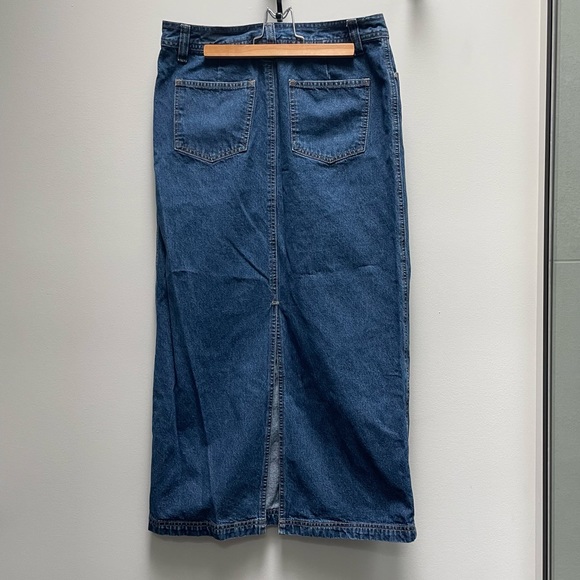 🔵 Vintage Cotton Ginny Jean Skirt (Size 3) - Picture 2 of 9
